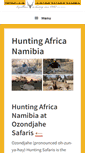Mobile Screenshot of namibiahuntingsafaris.com